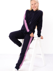 Спортивний костюм Носи своє модель 6152-057-1-chornilxno-sinj-rozheva-pudra Фото