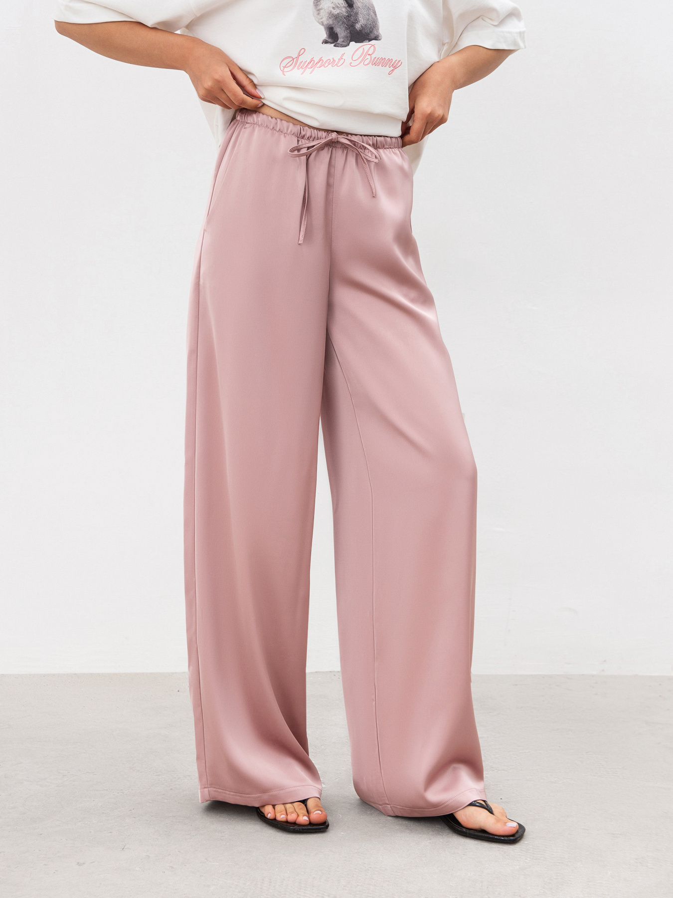 Брюки палаццо Romashka Пінка модель 205040305011 Фото