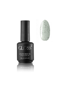 База для гель-лаку Yogurt Base "Dragon Fruit" Speckled Snow, димно-білий GLOSS COMPANY модель 4823271411490 Фото