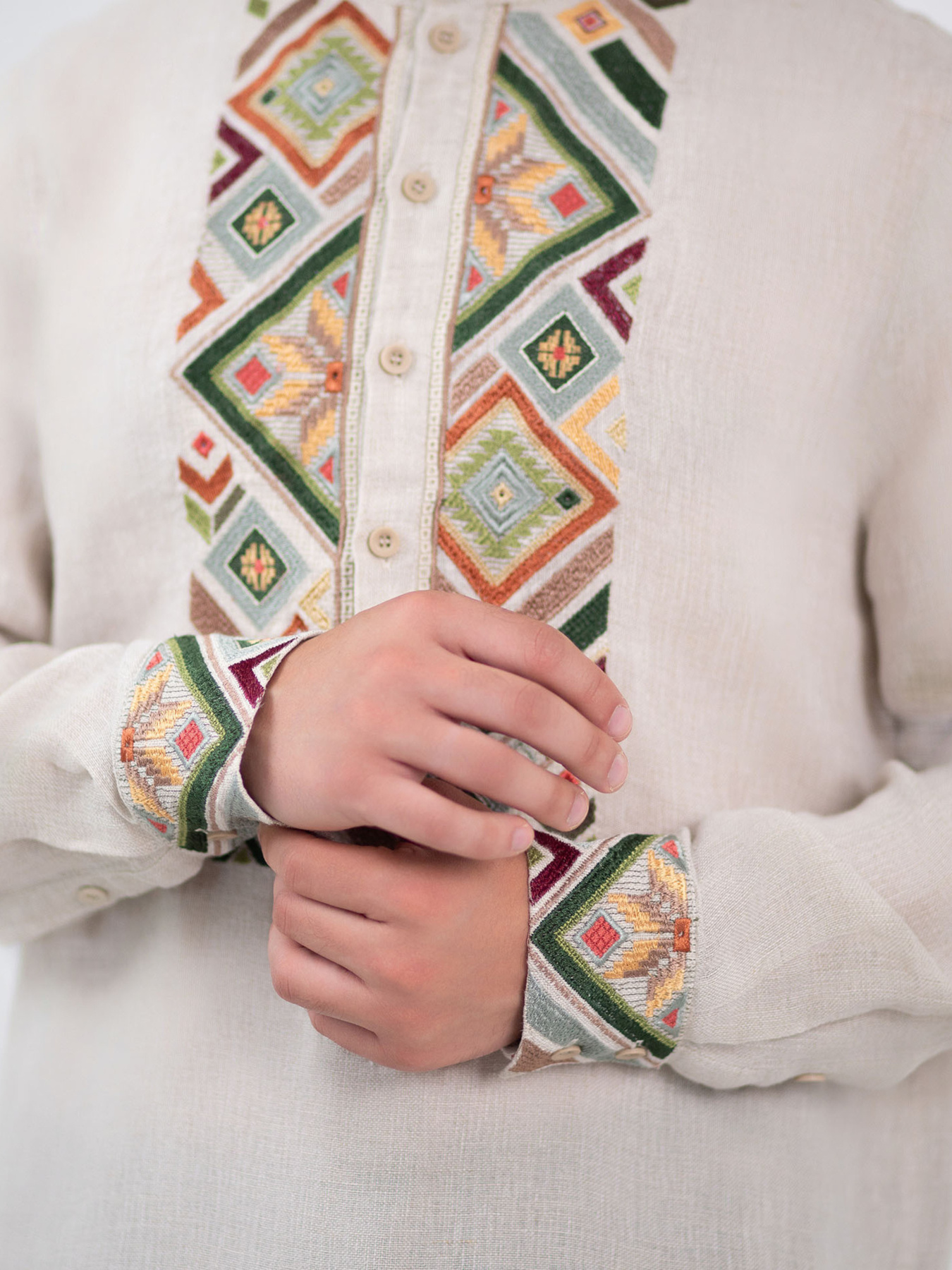 Вышитая рубашка Едельвіка модель 255-25-00 Фото