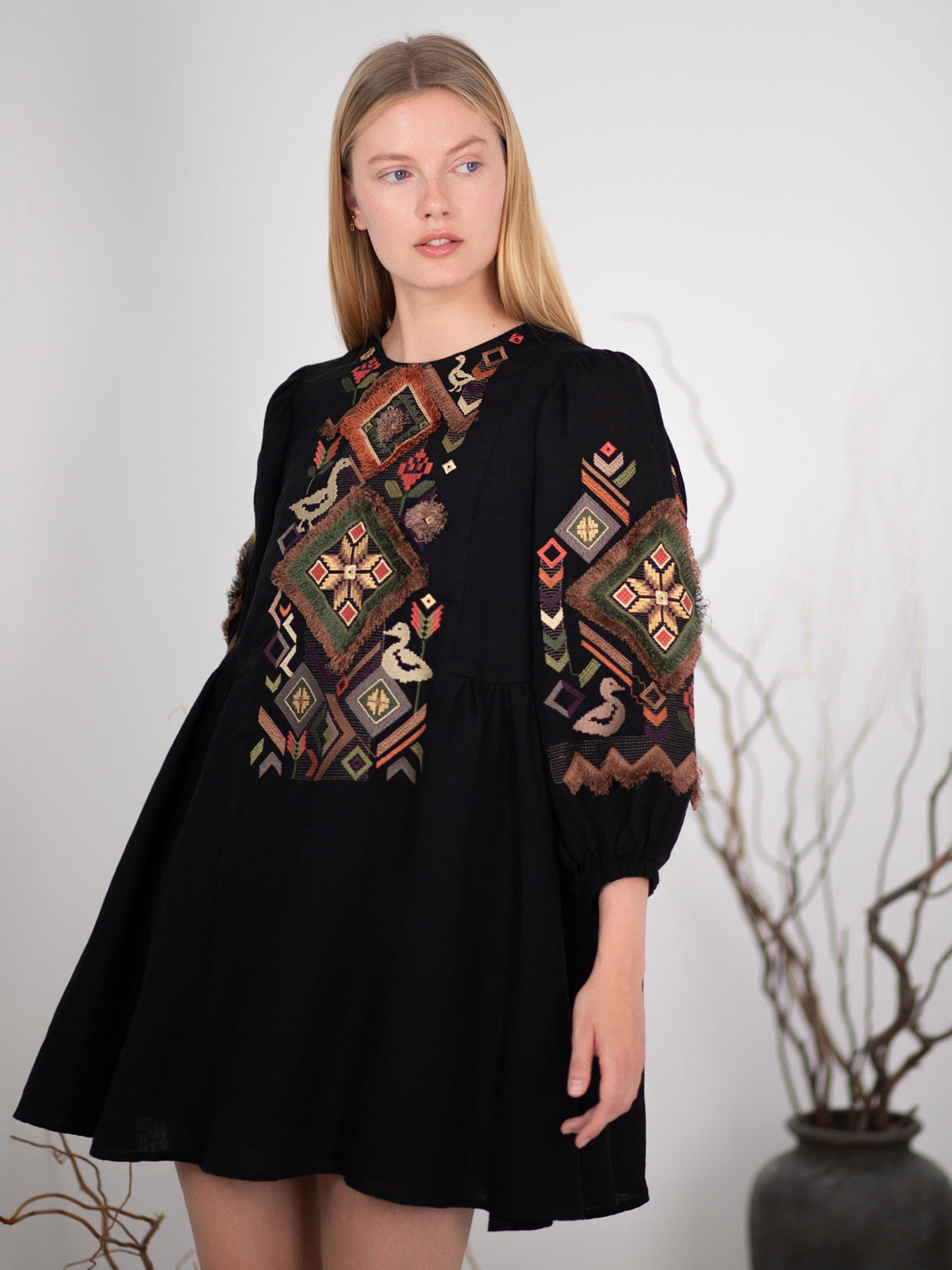 Вышитое платье Едельвіка модель 253-25-00 Фото