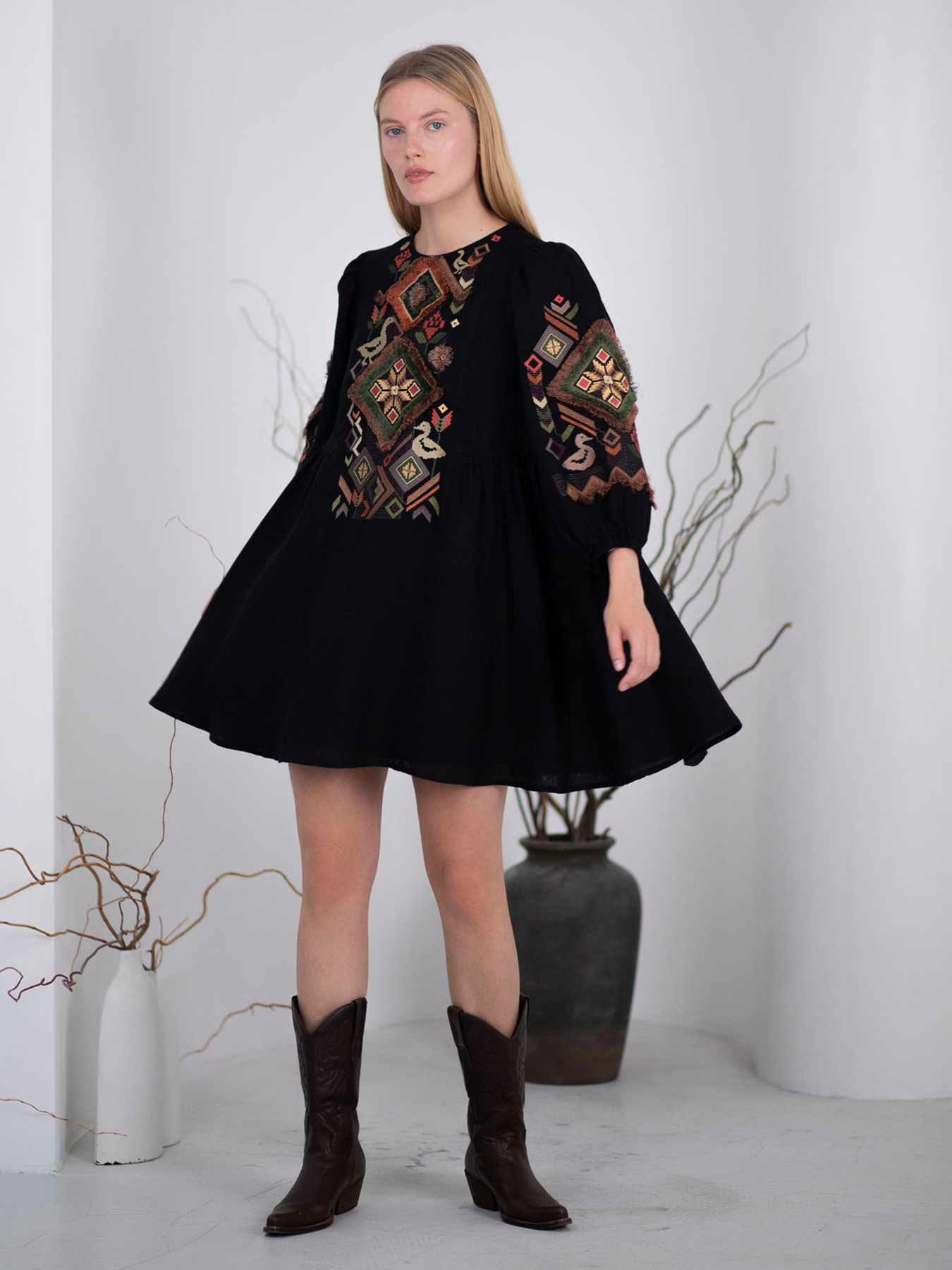 Вышитое платье Едельвіка модель 253-25-00 Фото