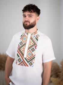 Вышитая рубашка Едельвіка модель 256-25-00 Фото