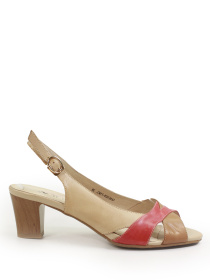 Босоножки It-girl модель CA861828-719CL-beige-red Фото