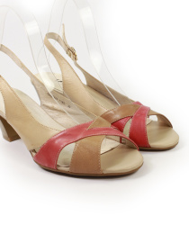 Босоніжки It-girl модель CA861828-719CL-beige-red Фото