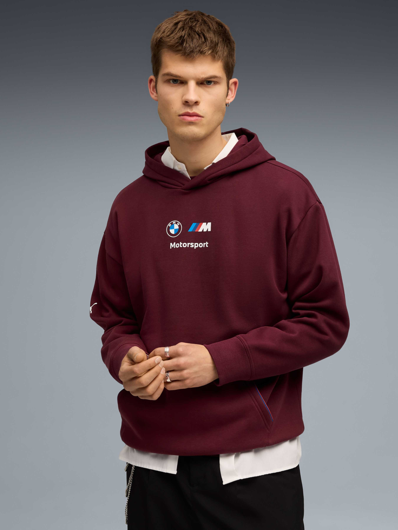 Худи PUMA Bmw Mms Ess+ Hoodie Fleece модель 633047 Фото