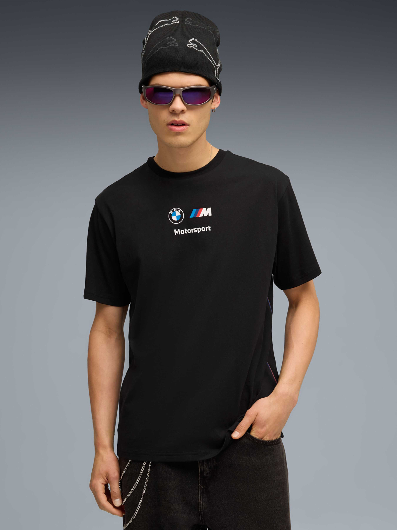 Футболка PUMA Bmw Mms Ess+ Logo Tee Ii модель 633055 Фото