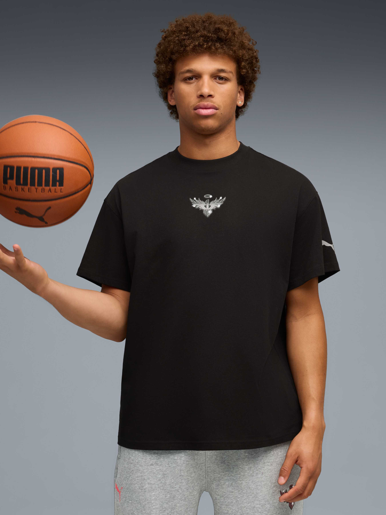Футболка PUMA Melo Alwayz On 1 Tee модель 630755 Футболка PUMA Melo Alwayz On 1 Tee модель 630755 Фото