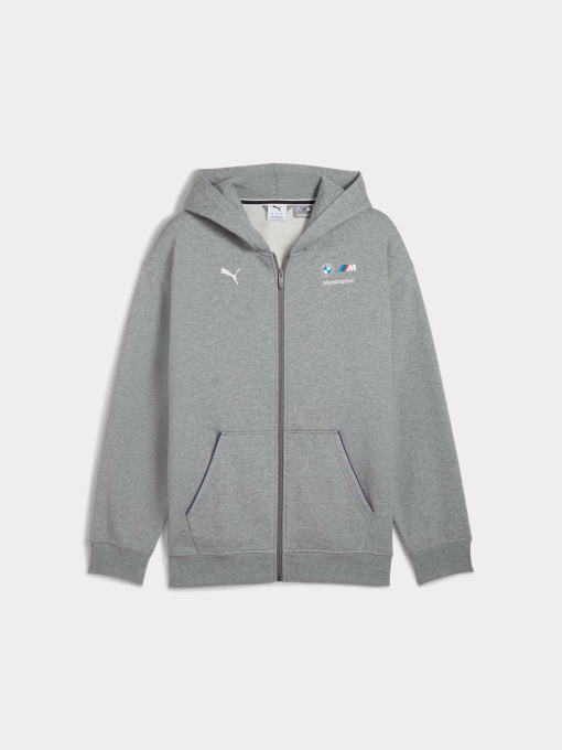 Спортивная кофта PUMA Bmw Mms Ess+ Fz Hdd Jkt Fl модель 633049 Фото