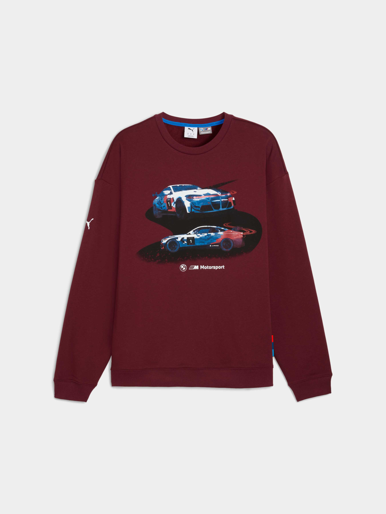 Свитшот PUMA Bmw Mms Graphic Crew Sweat модель 632593 Фото