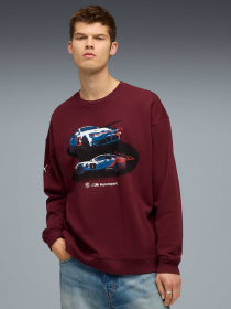 Свитшот PUMA Bmw Mms Graphic Crew Sweat модель 632593 Фото