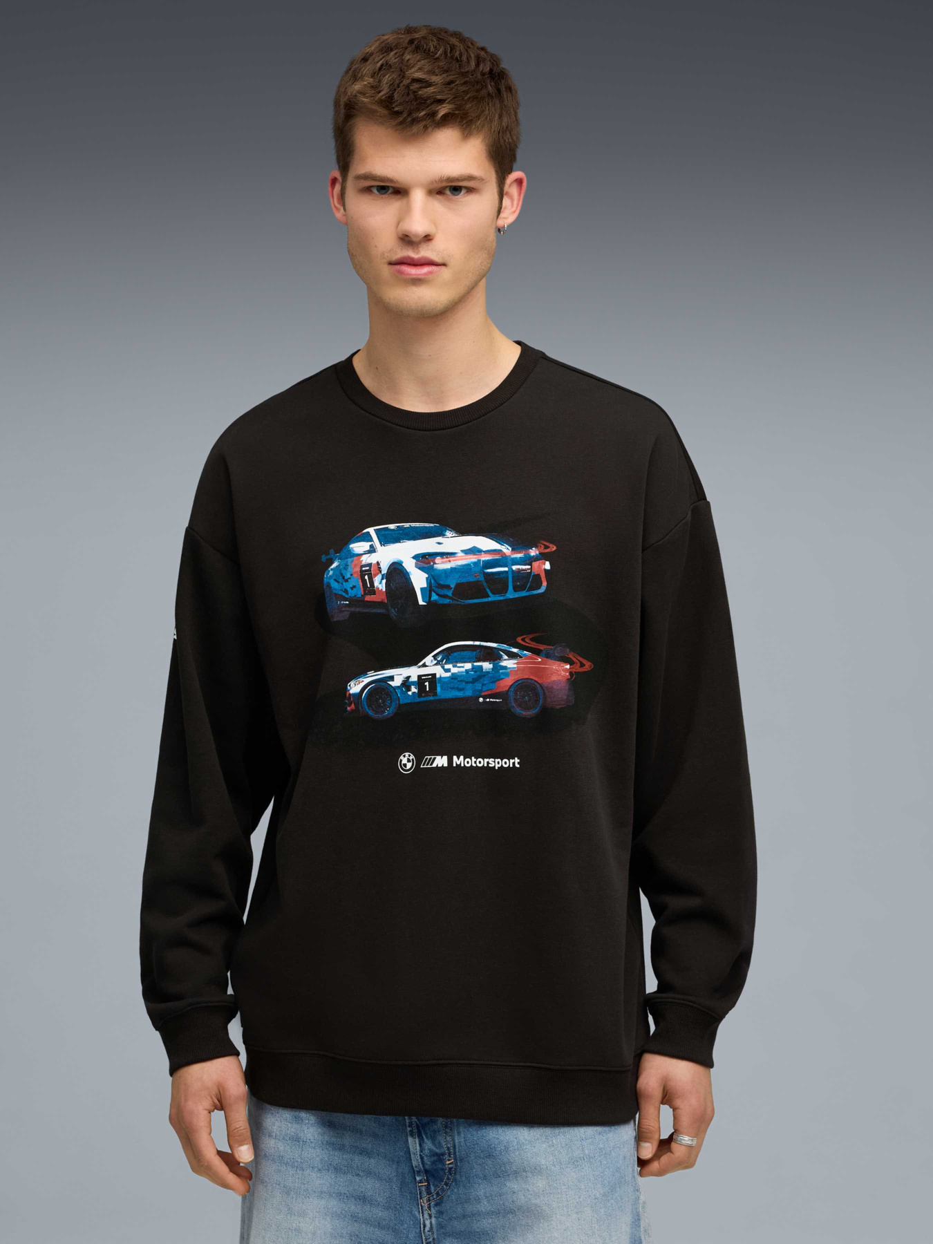 Світшот PUMA Bmw Mms Graphic Crew Sweat модель 632593 Фото
