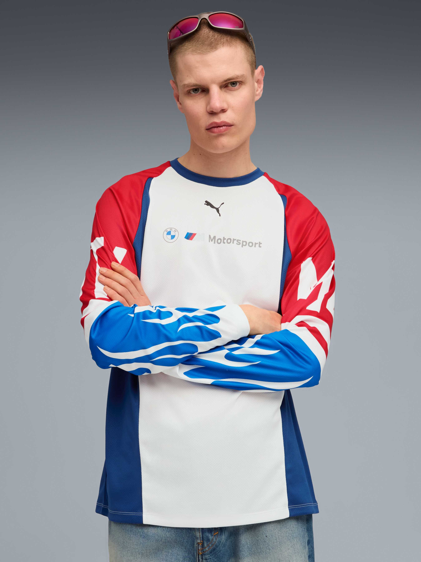 Лонгслив PUMA Bmw Mms Lifestyle Jersey модель 632577 Фото