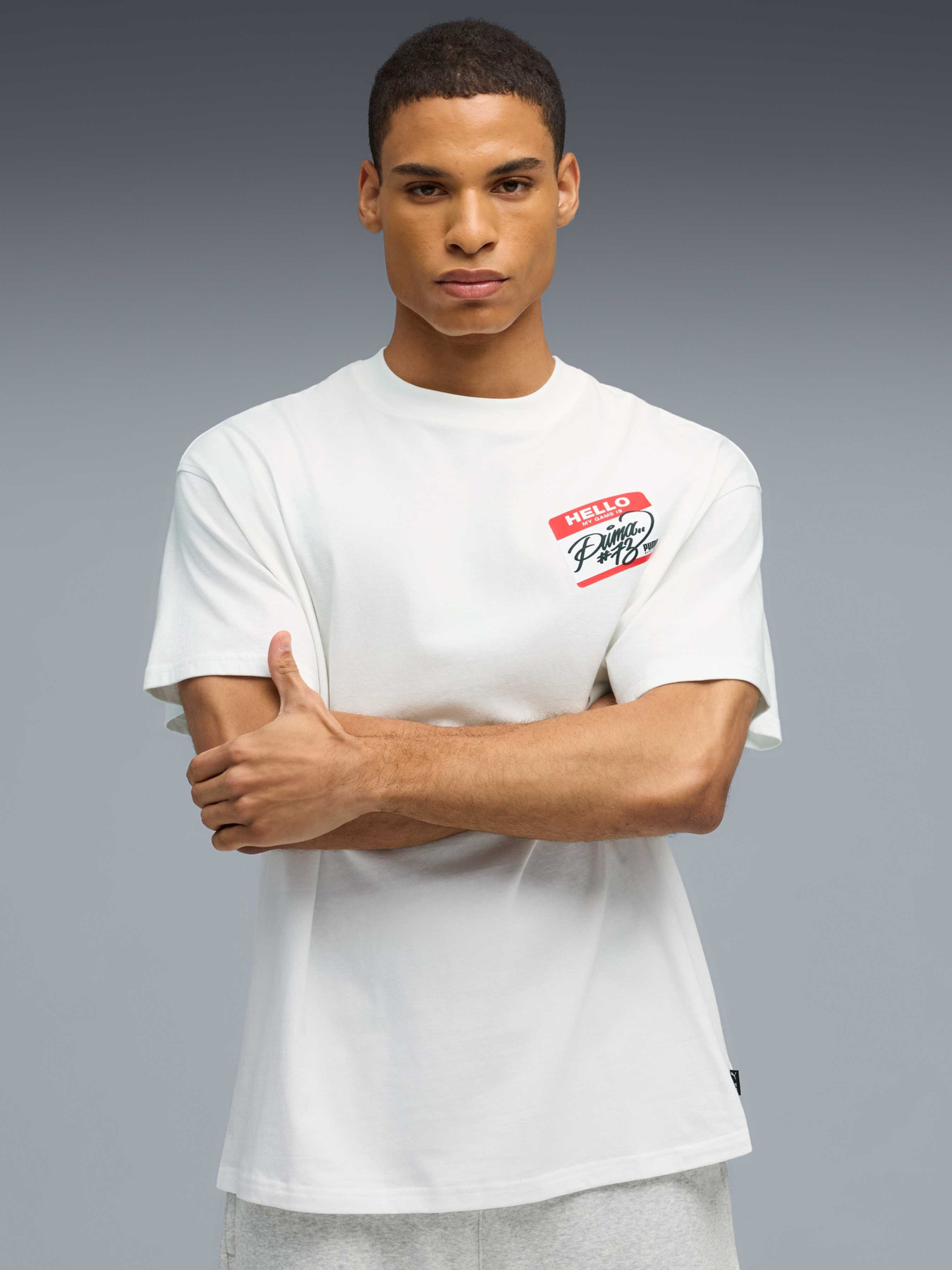 Футболка PUMA Hooperhotline Tee I модель 632835 Фото