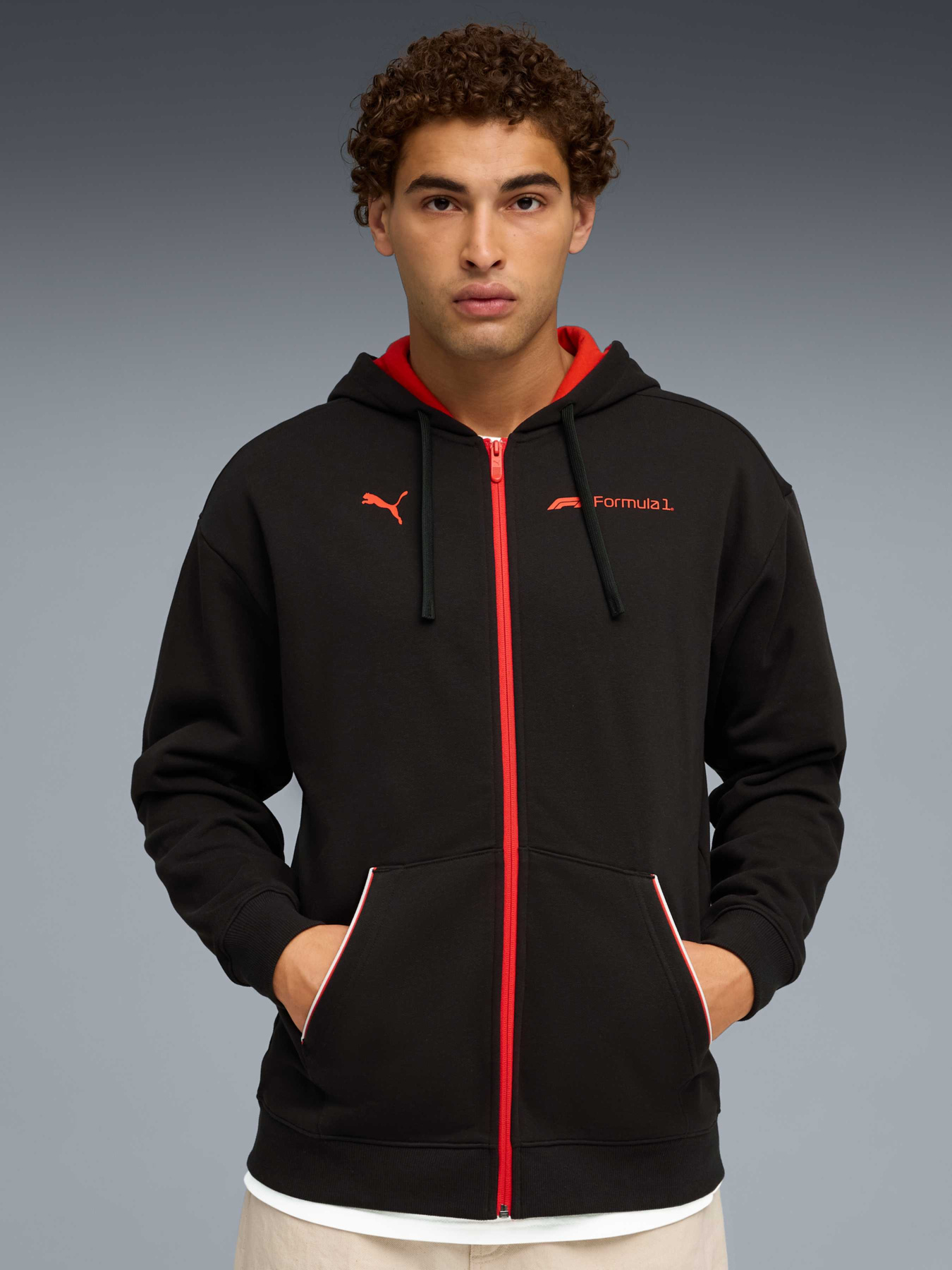 Спортивна кофта PUMA F1 Essential+ Fullzip Hoodie модель 632653 Фото