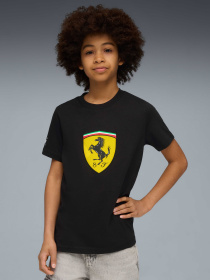 Футболка PUMA Ferrari Sportswear Kids Tee модель 632802 Футболка PUMA Ferrari Sportswear Kids Tee модель 632802 Фото