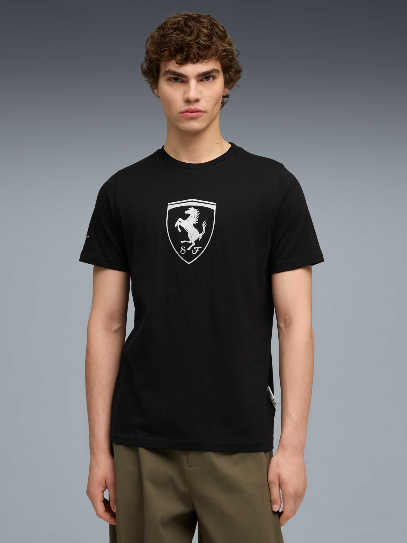 Футболка PUMA Ferrari Tonal Shield Tee модель 632785 Фото