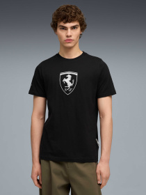 Футболка PUMA Ferrari Tonal Shield Tee модель 632785 Фото