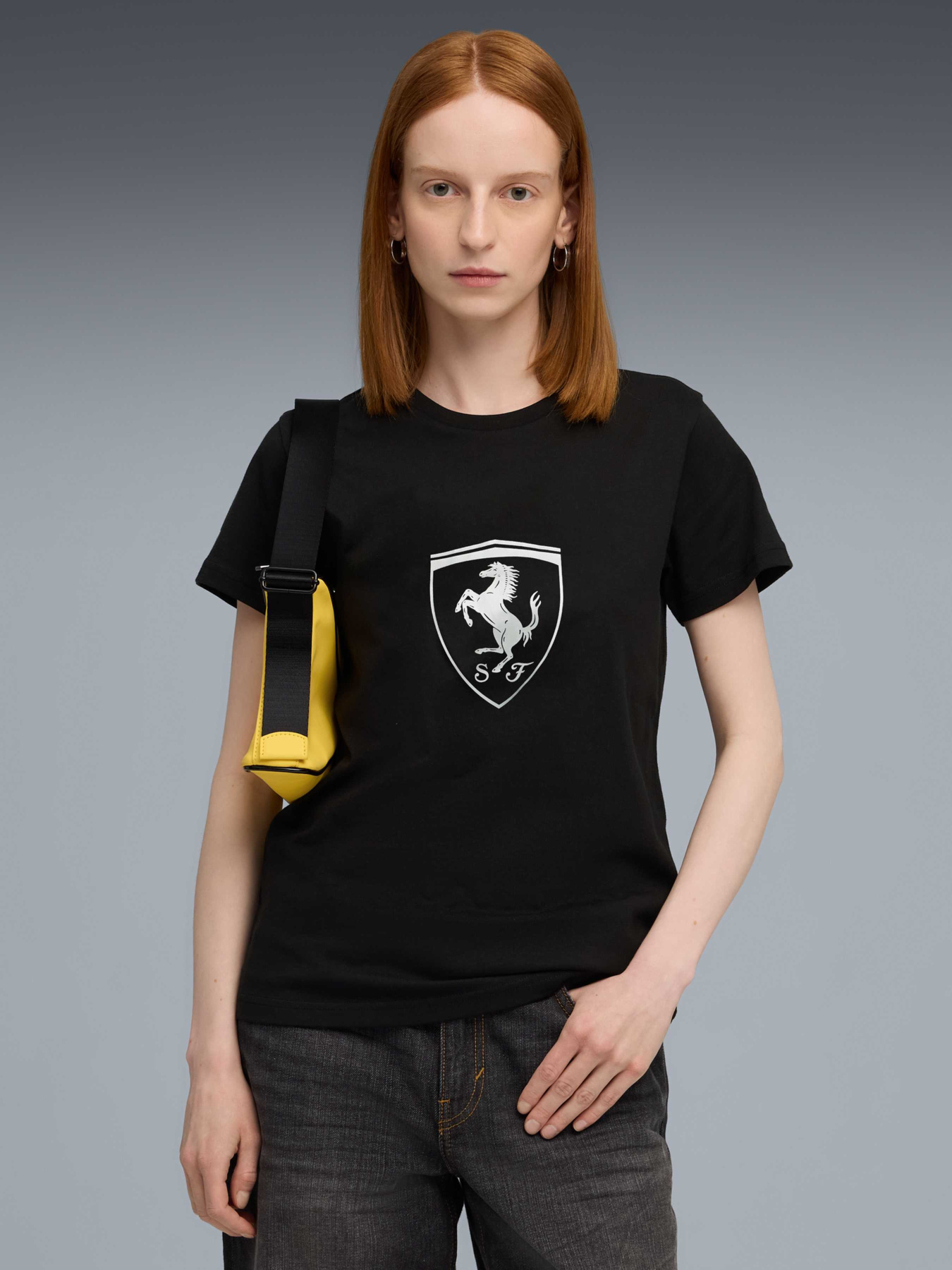 Футболка PUMA Ferrari Sportswear Wmn Shd T модель 632795 Фото