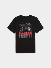 Футболка PUMA Ferrari Sportswear Car G Tee модель 632789 Футболка PUMA Ferrari Sportswear Car G Tee модель 632789 Фото