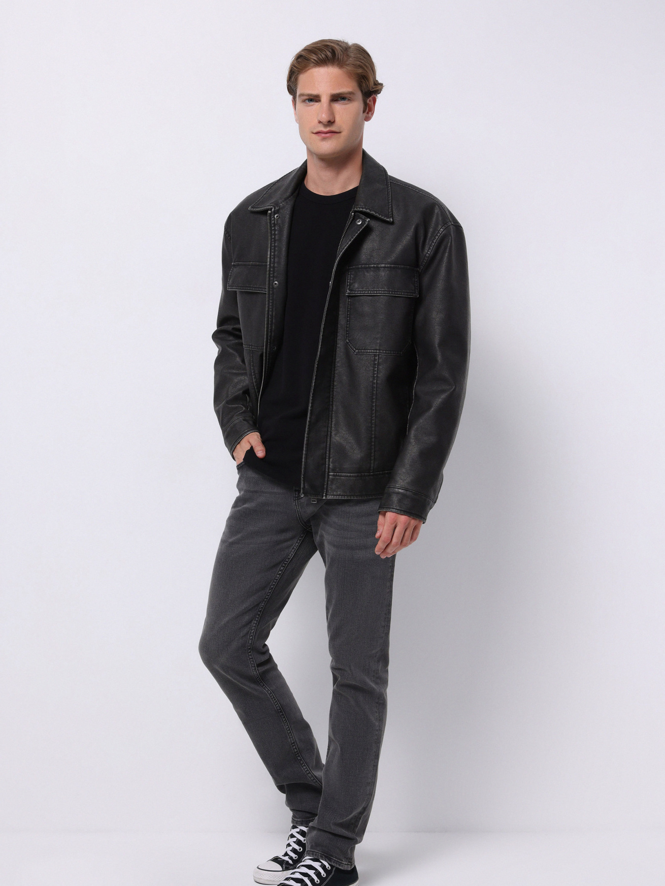 Куртки та дублянки Colin’s модель CL1076178_Q1.V1_BLK Фото
