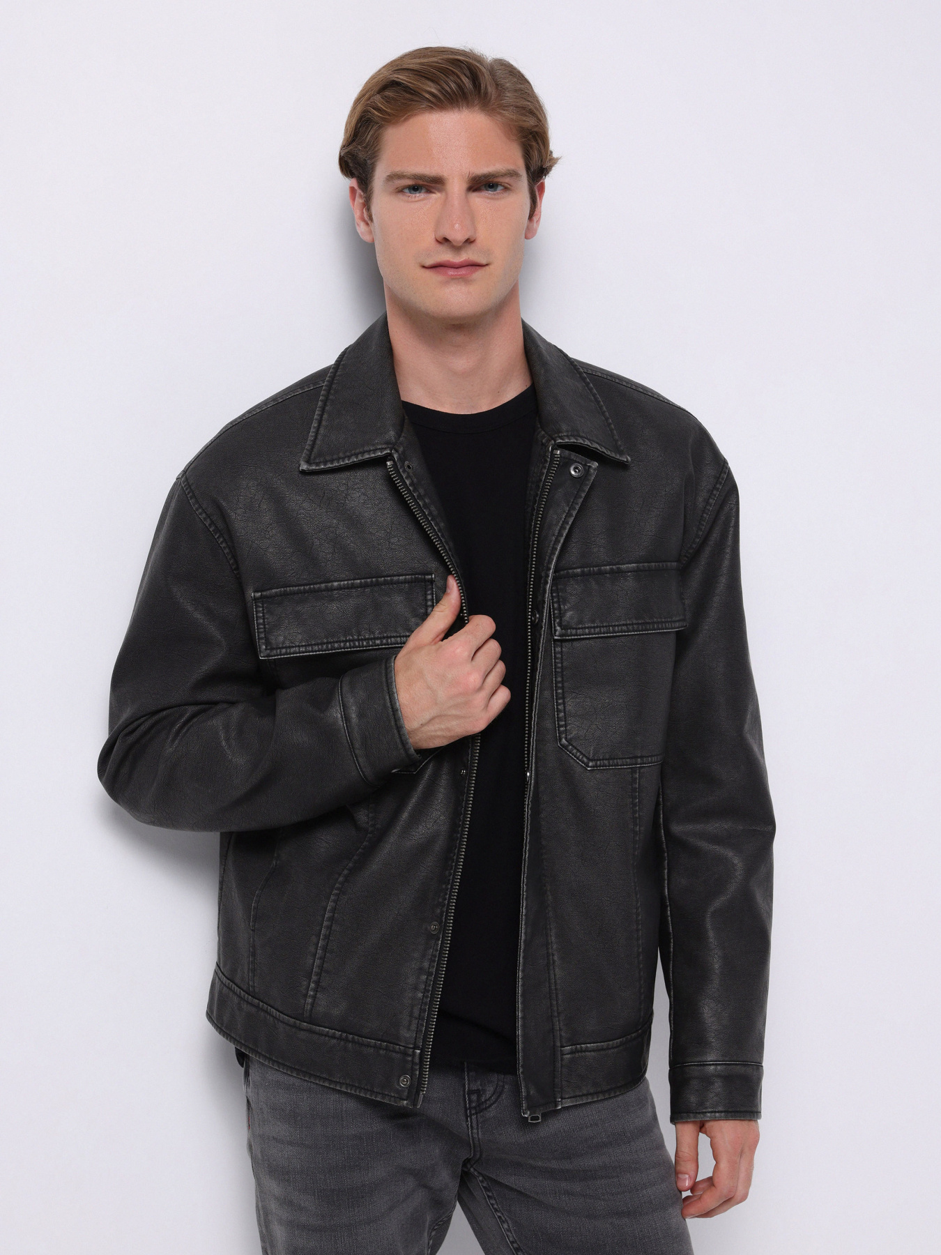 Куртки та дублянки Colin’s модель CL1076178_Q1.V1_BLK Фото