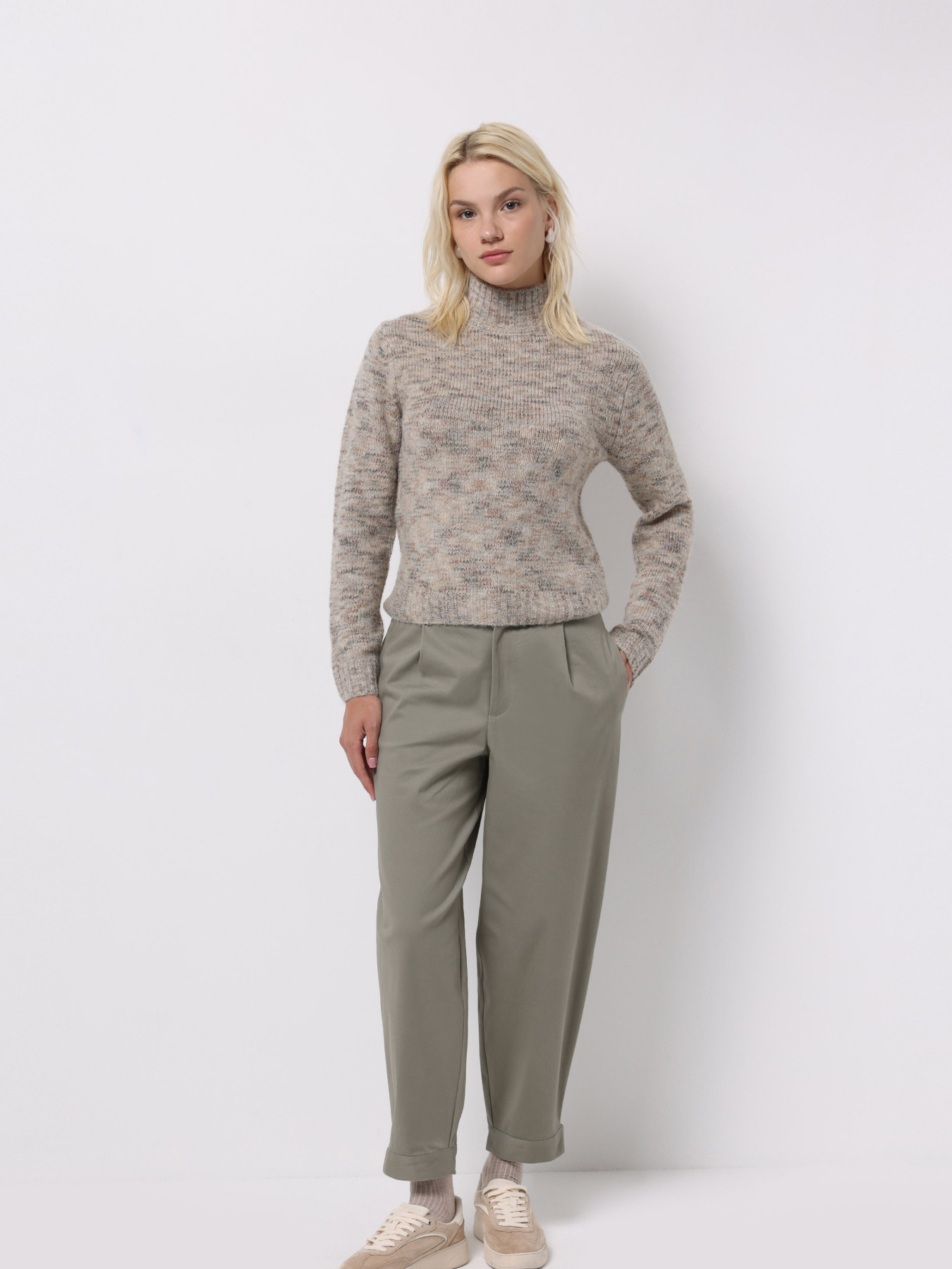 Кофты и свитера Colin’s модель CL1076811_Q1.V1_BEI Фото