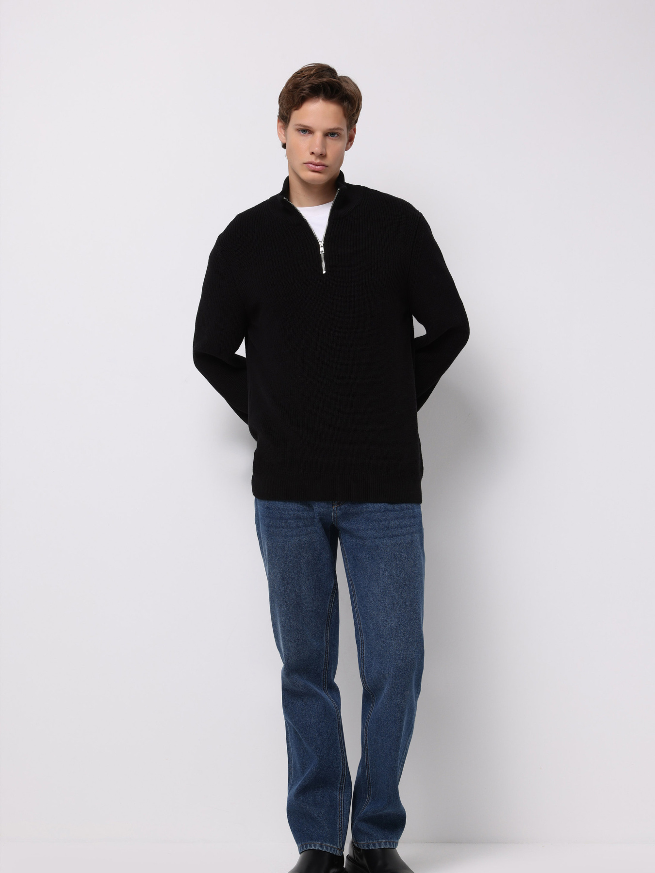 Светр Colin’s модель CL1076440_Q1.V1_BLK Фото