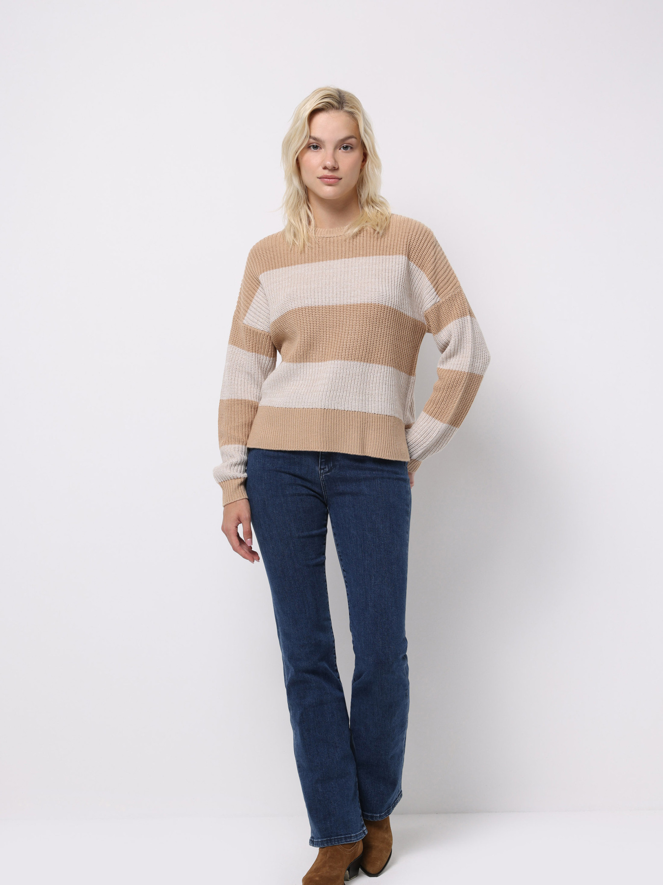 Кофты и свитера Colin’s модель CL1076812_Q1.V1_BEI Фото