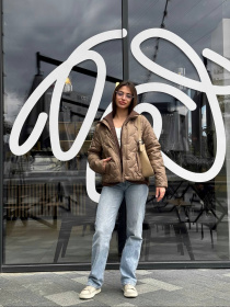 Демисезонная куртка D&V couture модель DV-008-MUS Фото