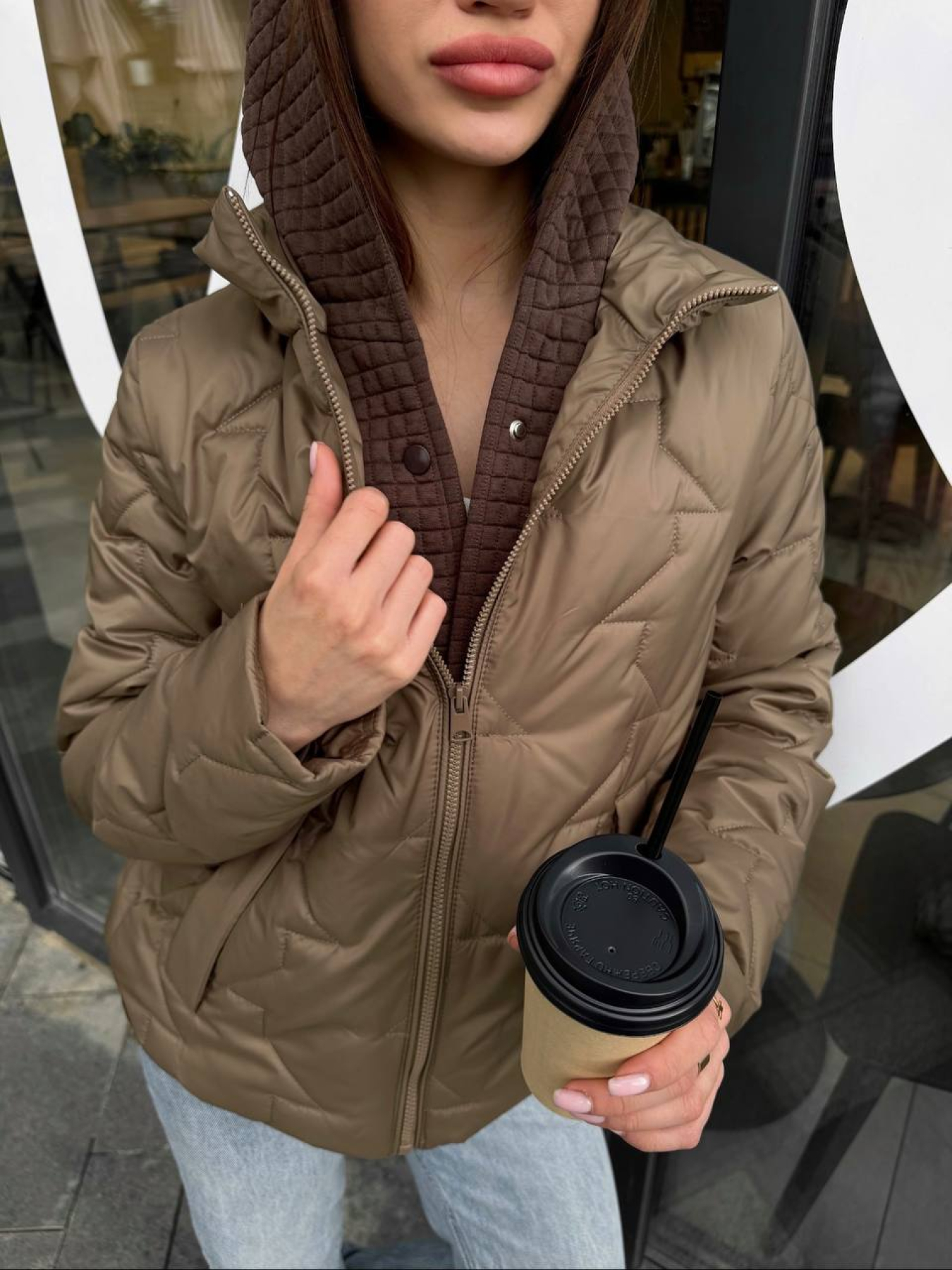 Демісезонна куртка D&V couture модель DV-008-MUS Фото