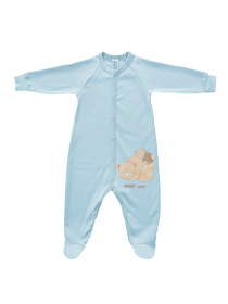 Нательный комбинезон SMIL модель smil_108702-1-goluboj Фото