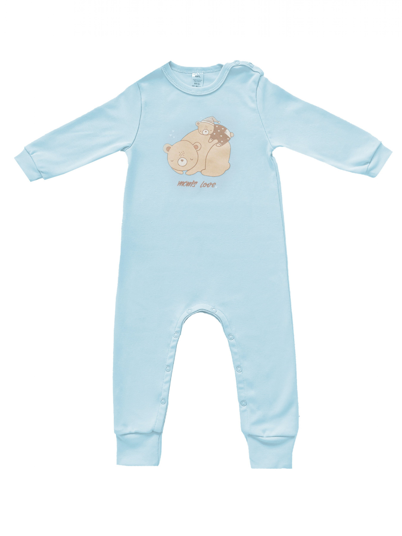 Нательный комбинезон SMIL модель smil_108703-1-goluboj Фото