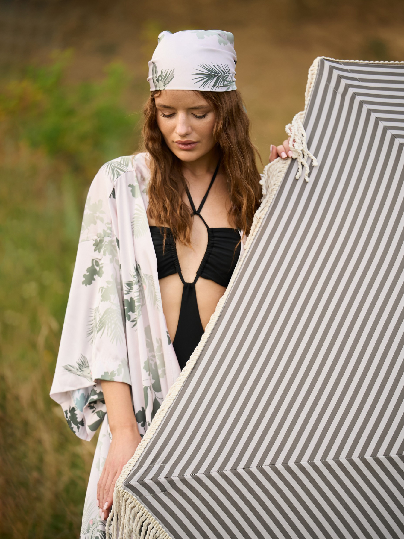 Парео HANDY WEAR Комплект (халат + хустинка) Palma модель 1828-1 Фото