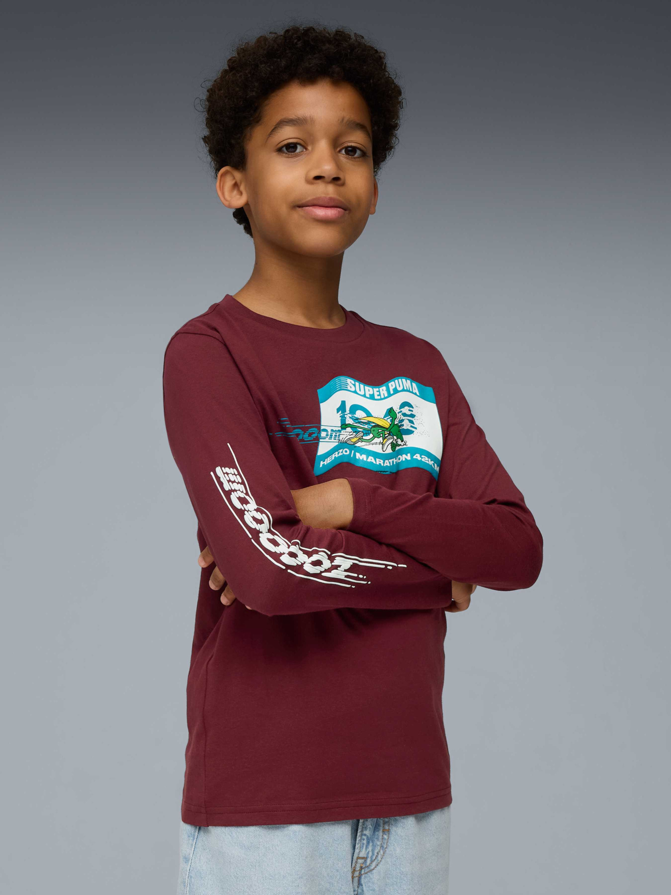 Свитшот PUMA Super Longsleeve Tee модель 632234 Фото