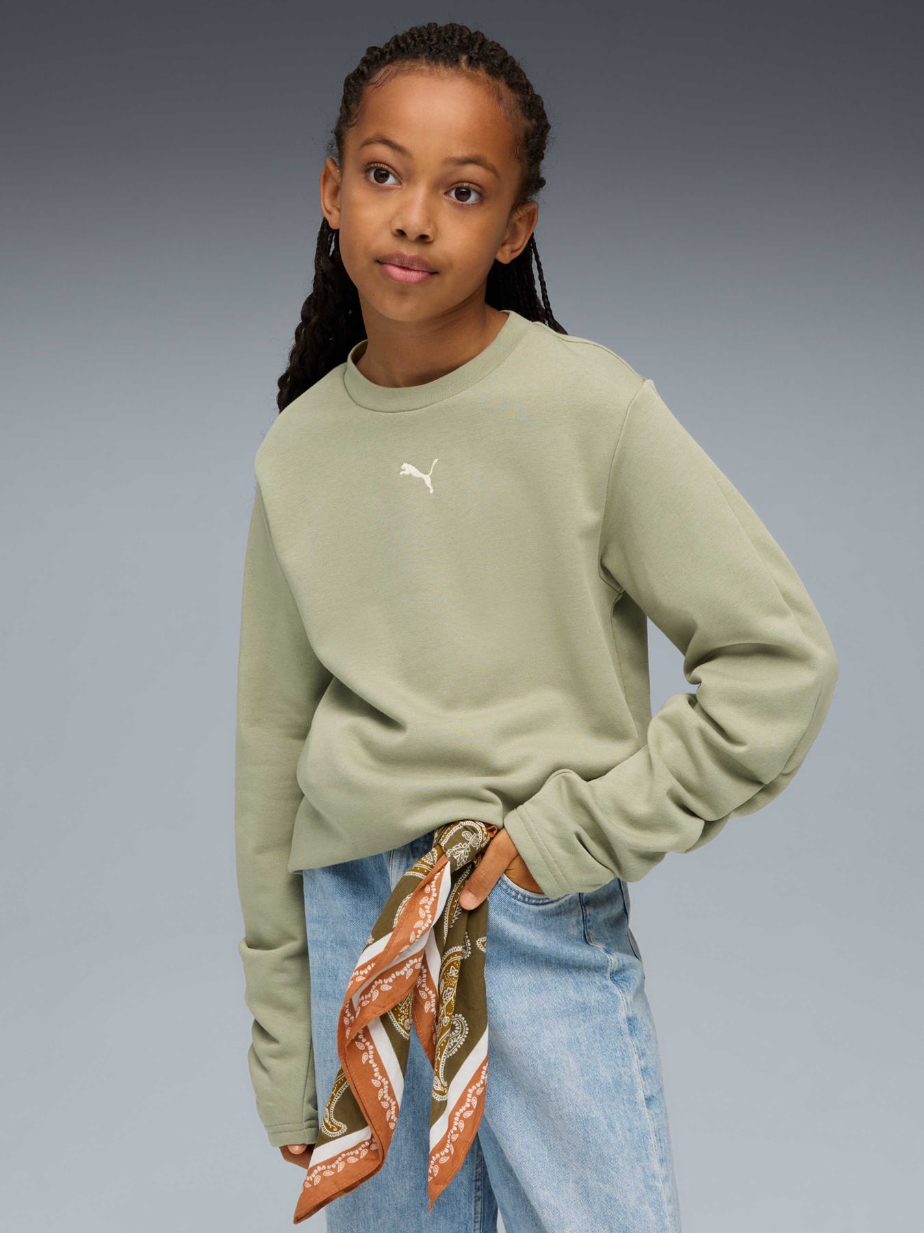 Свитшот PUMA Bowtique Crew модель 632219 Фото