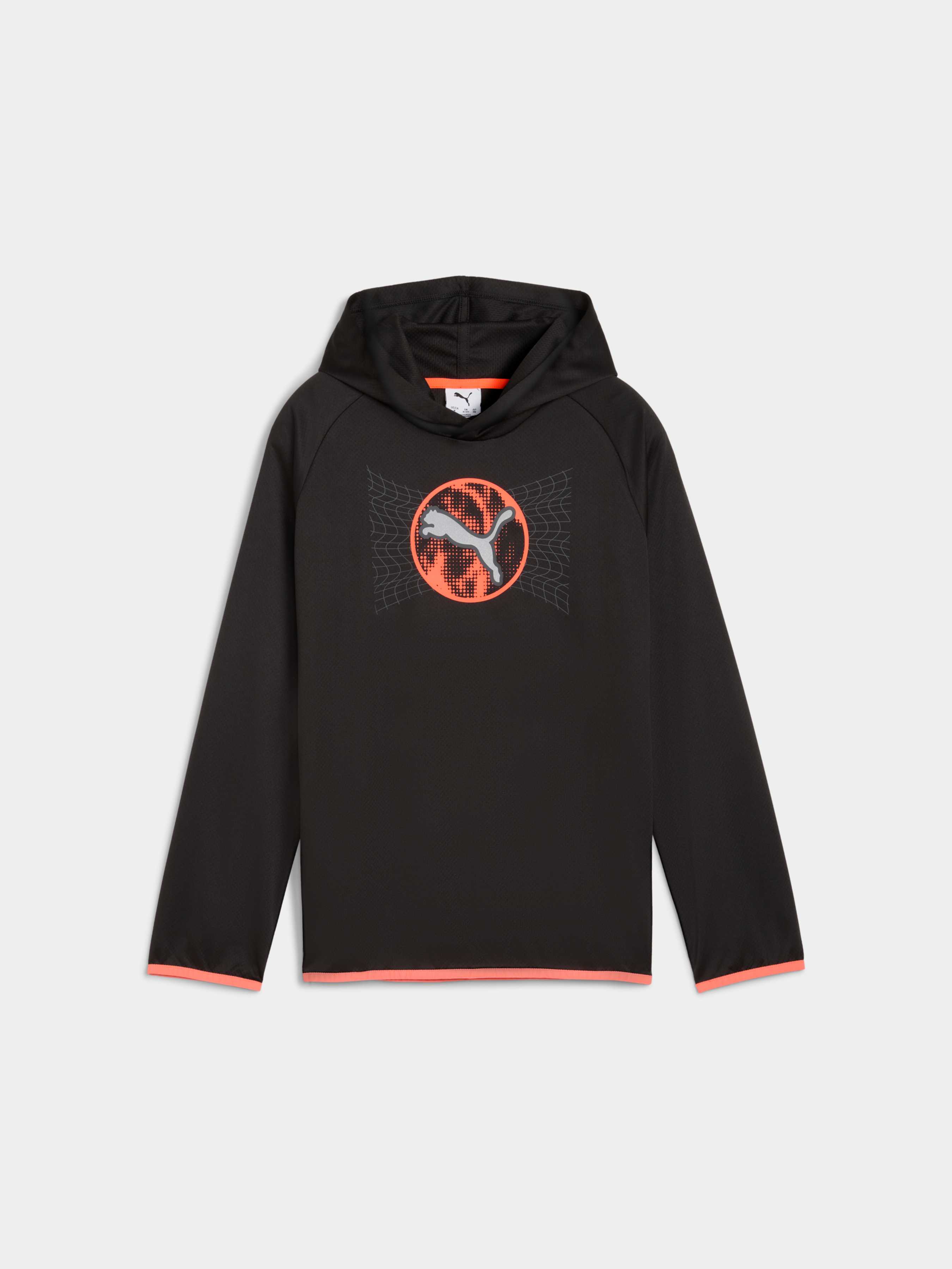 Дитяче Худі PUMA Active Sports Poly Hoodie (527692_01) колір чорний, матеріал комбінований верх