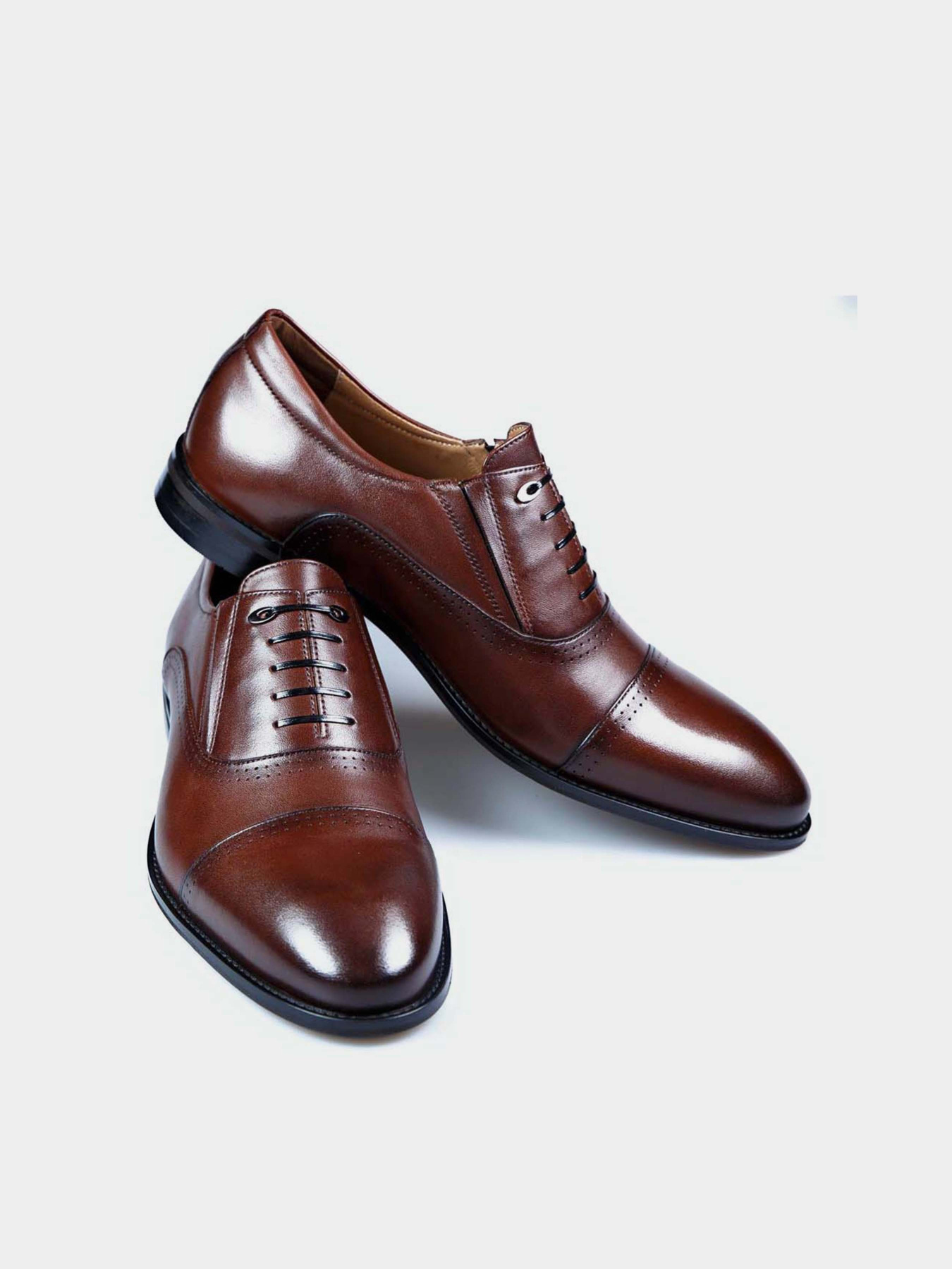 Оксфорды Tanner модель BartonBrown Фото