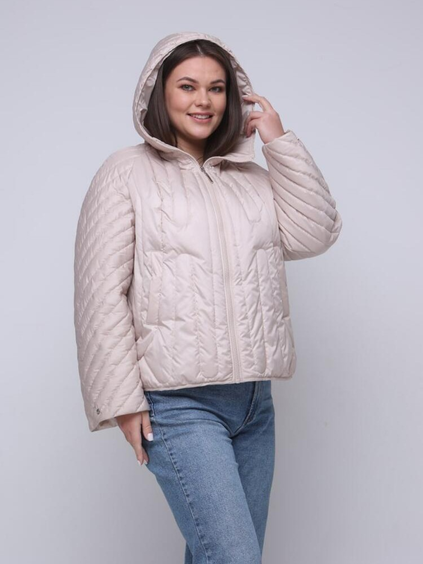 Демисезонная куртка City Fashion Classic модель 1103-PRL Фото