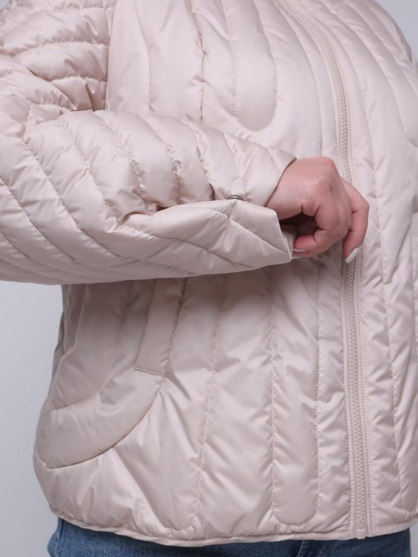 Демисезонная куртка City Fashion Classic модель 1103-PRL Фото