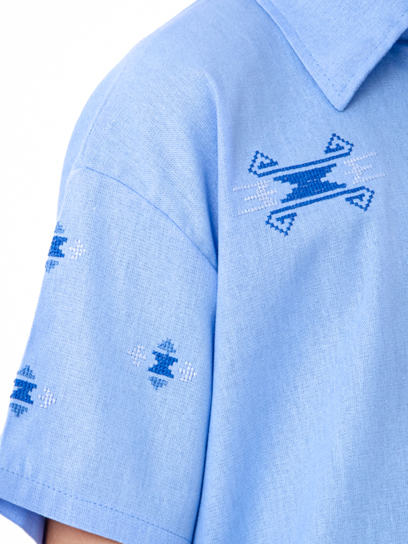 Рубашка повседневная Носи своє модель 6475-070-22-1-temno-blakitnij Рубашка повседневная Носи своє модель 6475-070-22-1-temno-blakitnij Фото