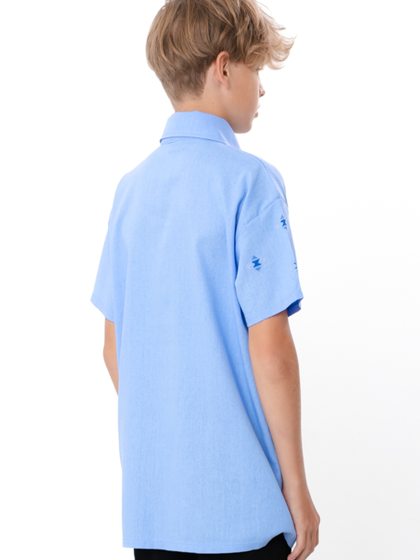 Рубашка повседневная Носи своє модель 6475-070-22-1-temno-blakitnij Рубашка повседневная Носи своє модель 6475-070-22-1-temno-blakitnij Фото