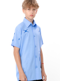 Рубашка повседневная Носи своє модель 6475-070-22-1-temno-blakitnij Рубашка повседневная Носи своє модель 6475-070-22-1-temno-blakitnij Фото