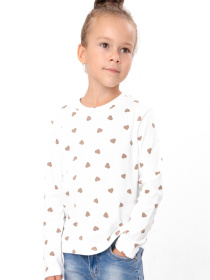 Лонгслив Носи своє модель 6025-016-5-svtlo-molochnij-serdechka Фото