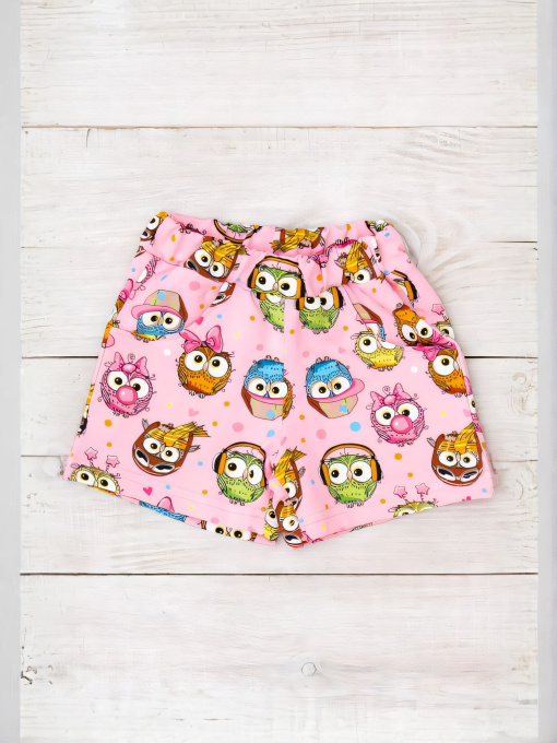 Повседневные шорты Носи своє модель 6033-055-sova-rozhevij Фото