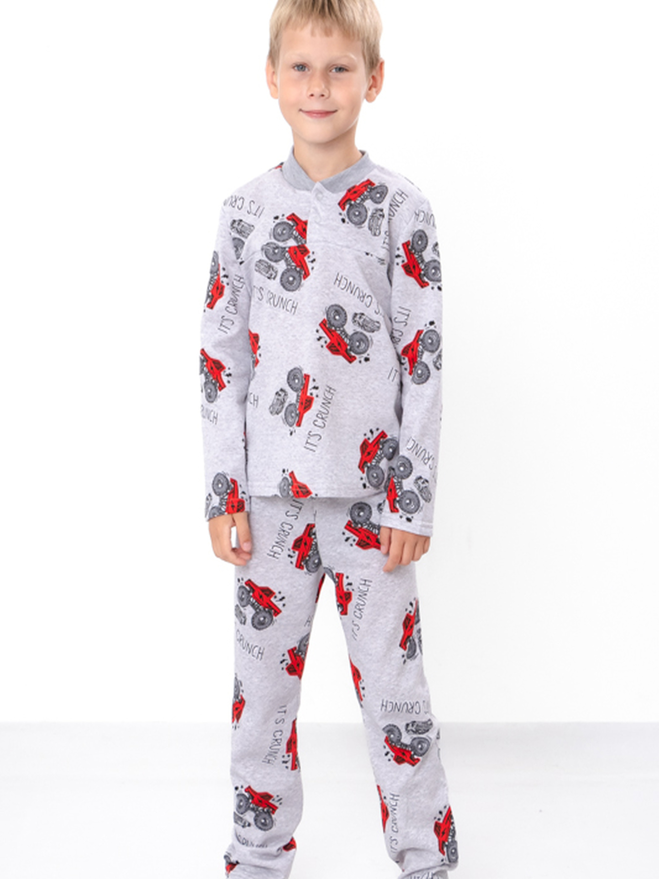 Пижама Носи своє модель 6077-024-4-chervon-mashinki-na-sromu Фото