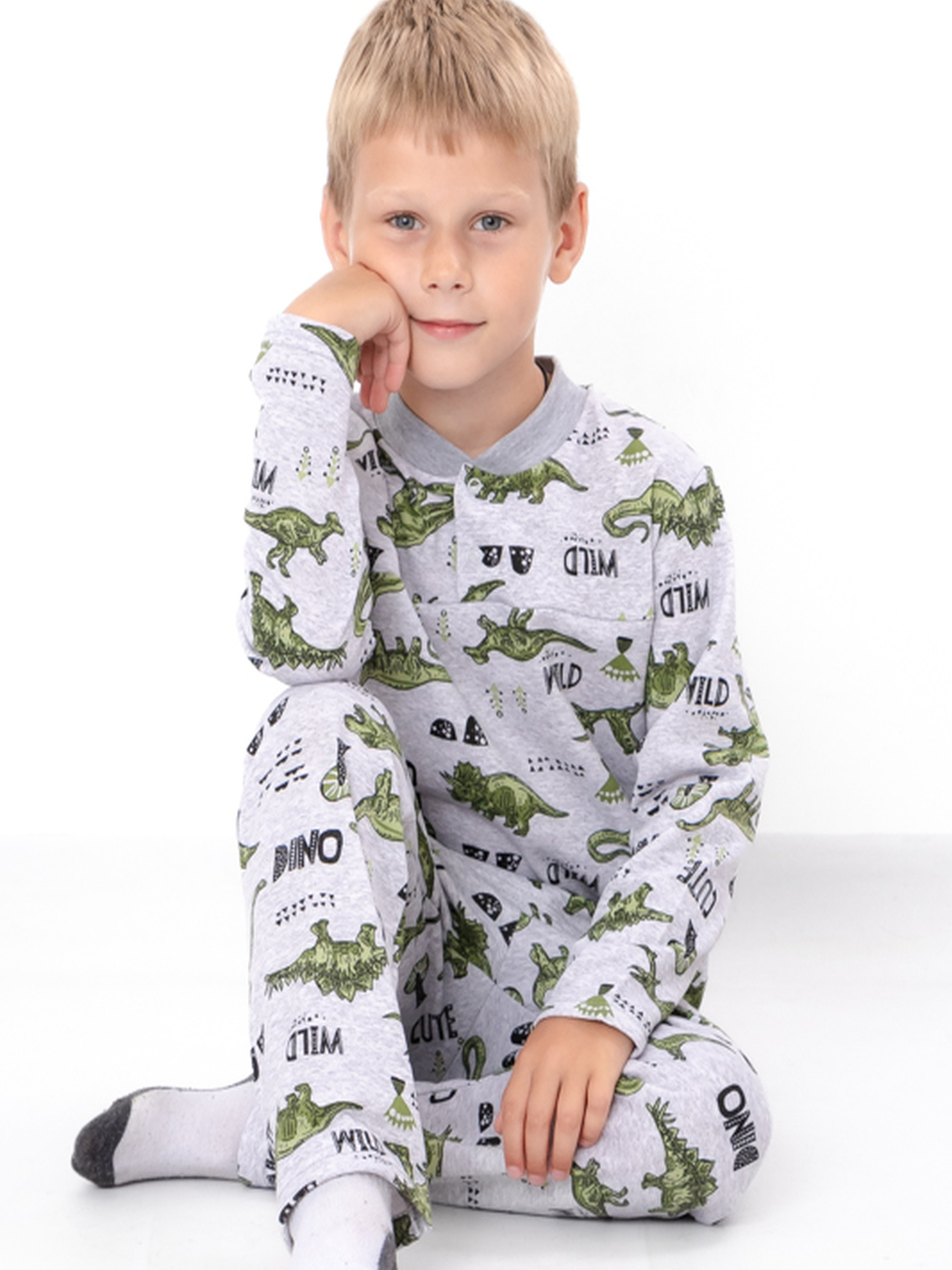 Пижама Носи своє модель 6077-024-4-dinozavri-na-sromu Фото