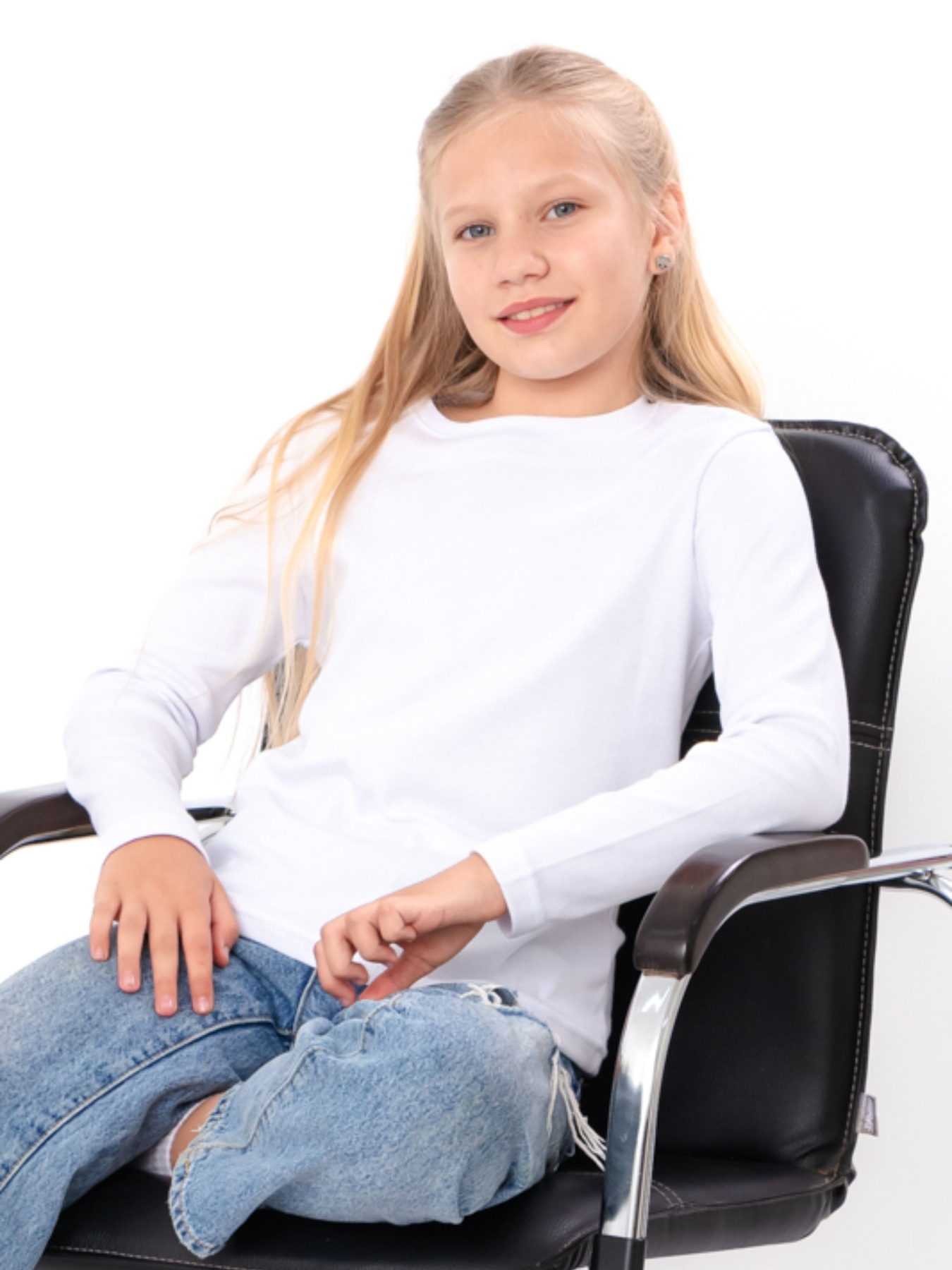 Лонгслив Носи своє модель 6025-015-5-blij Лонгслив Носи своє модель 6025-015-5-blij Фото