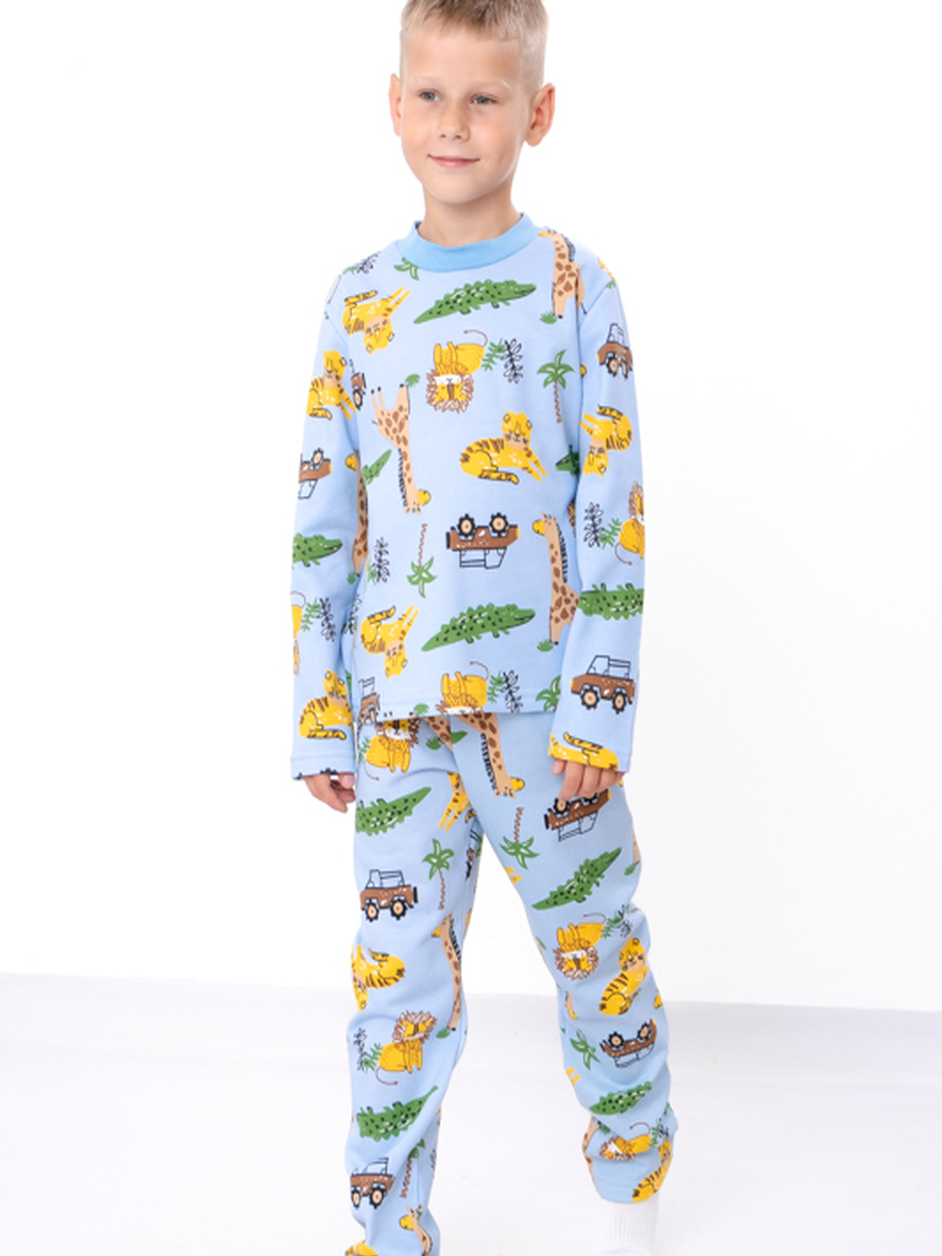 Пижама Носи своє модель 6076-024-4-safar-blakitnij Пижама Носи своє модель 6076-024-4-safar-blakitnij Фото