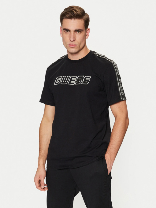 Футболкалар мен поло жейделер GUESS үлгі Z4GI18-J1314-JBLK Фото